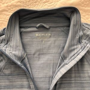 Athleta fitted zip-up jacket